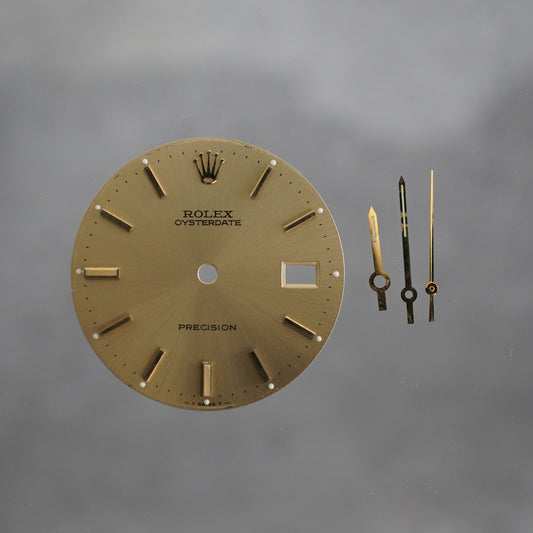 Rolex Oysterdate Prexision 6694 Gold Dial & Hand Set