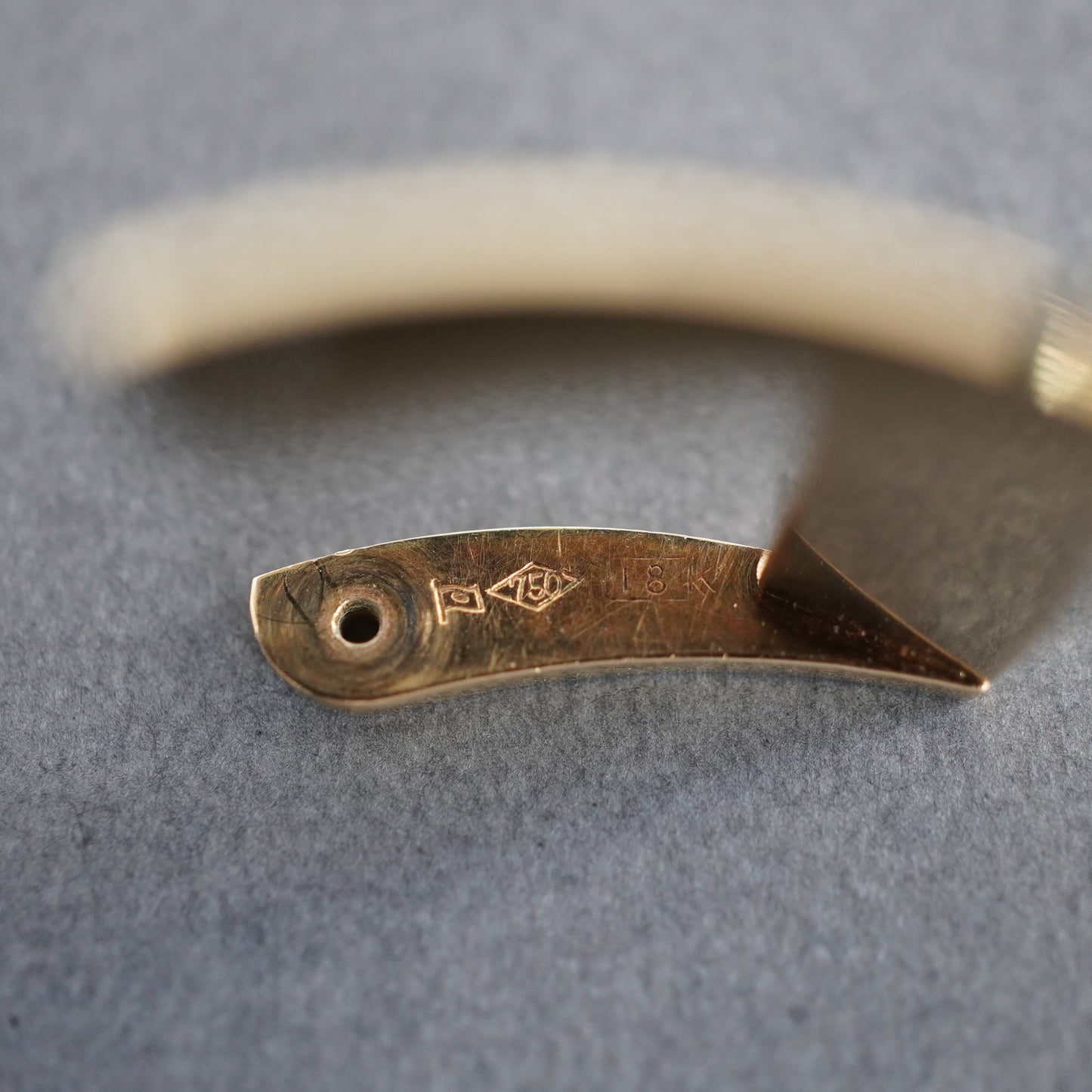 GRAND SEIKO GS Buckle 18KYG Genuine 15mm
